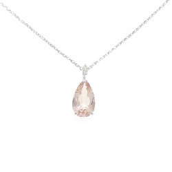 K18WG Morganite Necklace 2.01CT - Hàng hiệu Authentic