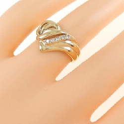 Nhẫn kim cương K18YG 0.05CT 673393