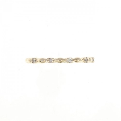 Nhẫn kim cương K10YG 0.04CT 673597