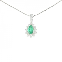 Dây chuyền Emerald PT900/PT850 2.06CT - Hàng hiệu Chính hãng