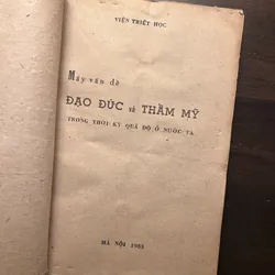 📖 Mấy vấn đề đạo đức và thẩm mỹ trong thời kỳ quá độ 606615