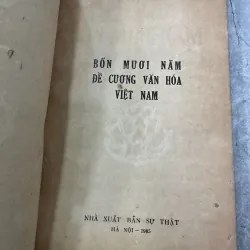 BỐN MƯƠI NĂM ĐỀ CƯƠNG VĂN HOÁ VIỆT NAM 798818