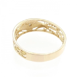 Nhẫn kim cương K18YG 665435