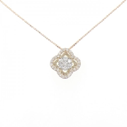 K18YG/PT900/K18PG Dây chuyền kim cương 0.70CT - Hàng hiệu Authentic