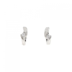 K18WG Bông tai kim cương 0.12CT - Hàng hiệu Chính hãng