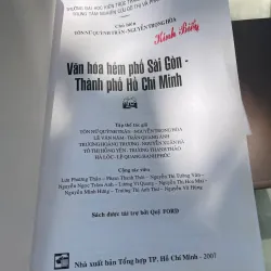 VĂN HOÁ HẺM PHỐ SÀI GÒN - THÀNH PHỐ HỒ CHÍ MINH - TÔN NỮ QUỲNH TRÂN, NGUYỄN TRỌNG HOÀ  1021508