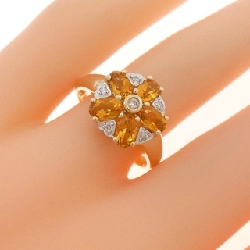 Nhẫn Citrine Hoa 14KYG - Hàng hiệu Chính hãng 850593