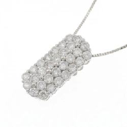 K18WG Pave Diamond Necklace 2.00CT - Hàng hiệu Authentic 858448