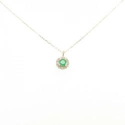 K18YG Emerald Necklace 0.08CT - Hàng hiệu Authentic
