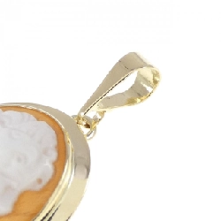 Mặt dây chuyền ngọc bích 750YG - Hàng hiệu Authentic 865116