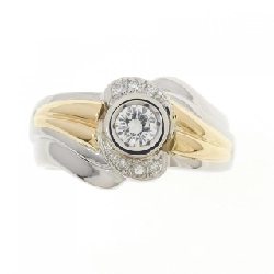 Nhẫn kim cương PT900/K18YG 0.18CT 666921