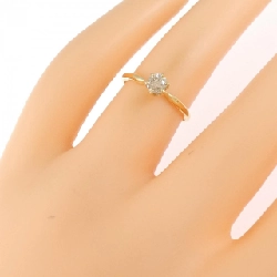 Nhẫn kim cương Solitaire K18YG 0.30CT - Hàng hiệu Chính hãng 848235