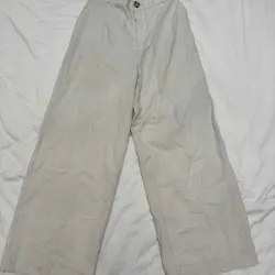 [ Cũ ] Quần Ivory vải linen size L