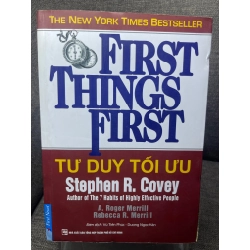 Tư duy tối ưu Stephen R Covey 2016 mới 75% ố bẩn viền HPB1305 181608