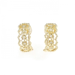 K18YG Bông tai kim cương 0.10CT - Hàng hiệu Chính hãng