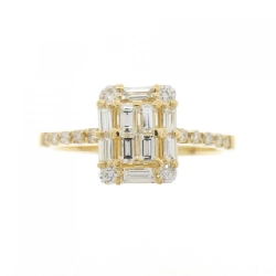 【Sản phẩm mới】Nhẫn kim cương K18YG 0.50CT 669191