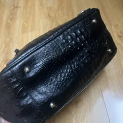 Balo đa năng size 29*30*13 da thật dập vân 2hand 933088