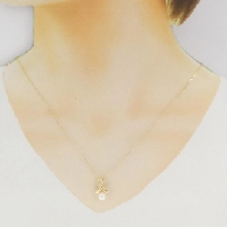 K18YG Ngọc trai Akoya Dây chuyền 6.6mm - Hàng hiệu Chính hãng 856543