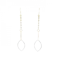 K18YG/K18WG Bông tai - Hàng hiệu Authentic