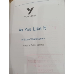 As you like it
