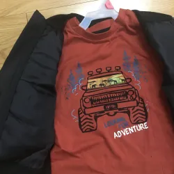 Set áo khoác và áo phông hàng xuất 766282