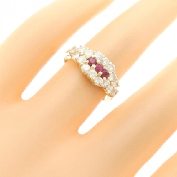 Nhẫn ruby K14YG 668182