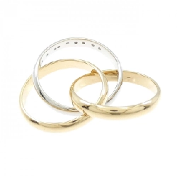 Nhẫn kim cương K18YG/PT900 0.10CT - Hàng hiệu Authentic 852736