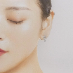 K14WG/K18WG Bông tai kim cương sao 0.30CT - Hàng hiệu Chính hãng 864884