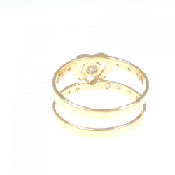 Nhẫn kim cương hình trái tim K18YG 0.13CT 672602