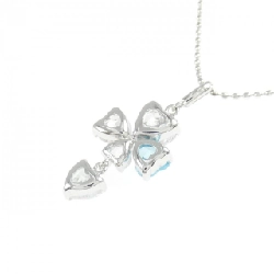 K14WG Heart Cubic Necklace - Hàng hiệu Authentic 857128