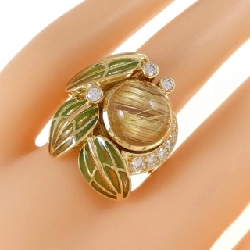 Nhẫn đá màu Mikimoto - Hàng hiệu Authentic 838377