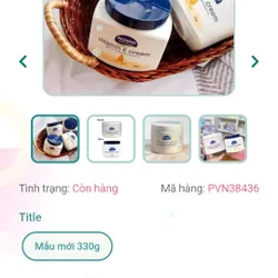Kem vitamin E lotion mặt và body  724625