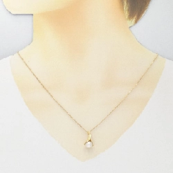 K18YG Vòng cổ ngọc trai Akoya 6.9mm - Hàng hiệu Chính hãng 861159