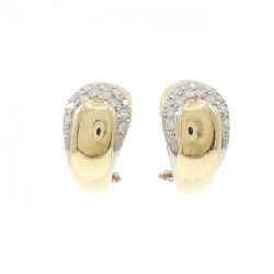 Bông tai kim cương 750YG/750WG 0.48CT - Hàng hiệu Chính hãng