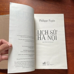 II Sách Lịch Sử: Lịch Sử Hà Nội (Bìa Cứng) - Philippe Papin - 2021 517115