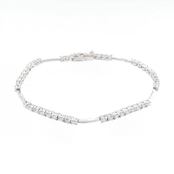 K18WG Vòng tay kim cương 3.00CT - Hàng hiệu Chính hãng 874642