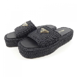 Giày sandal Prada PRADA đế bằng logo tam giác 1XZ761 - Hàng hiệu Authentic 830061