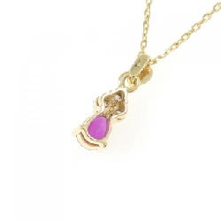 K18YG Dây chuyền ruby 0.45CT - Hàng hiệu chính hãng 858306