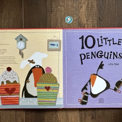 Sách [Bìa cứng] 10 LITTLE PENGUINS 223706