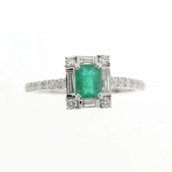 Nhẫn Emerald PT900 0.32CT - Hàng hiệu Chính hãng 850330