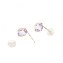 K10YG Amethyst Bông tai - Hàng hiệu Chính hãng 868760
