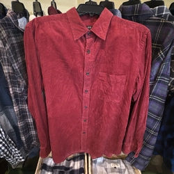 Áo sơ mi Uniqlo nhung tăm 451920
