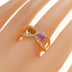 Nhẫn đá màu K18YG - Hàng hiệu Authentic 848193