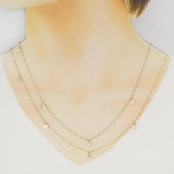 Dây chuyền Topaz trắng 750YG - Hàng hiệu Authentic 846219