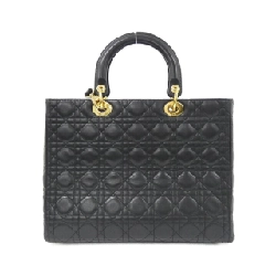 【Vintage】Christian Dior Lady Dior Large CAL44560 Bag 617244