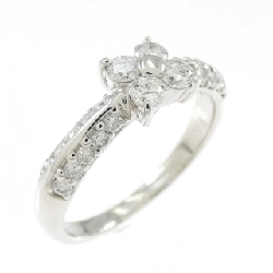 Nhẫn kim cương hoa PT900 0.40CT