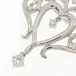PT900 Heart Diamond Brooch 0.48CT - Hàng hiệu Chính hãng 871286