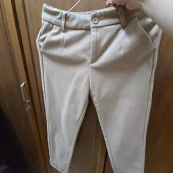 Quần beggi dạ màu vàng da 740024