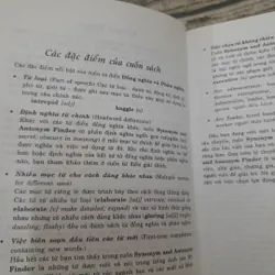Từ điển Đồng nghĩa và Phản nghĩa Anh Việt. Nguyễn Thành Yến biên dịch 607314