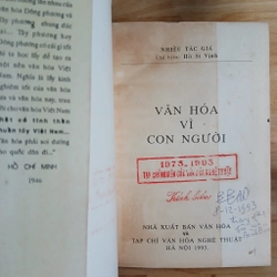 Văn Hóa Vì Con Người - Hồ Sĩ Vịnh chủ biên 522883